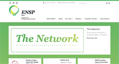 Desktop Screenshot of ensp.org